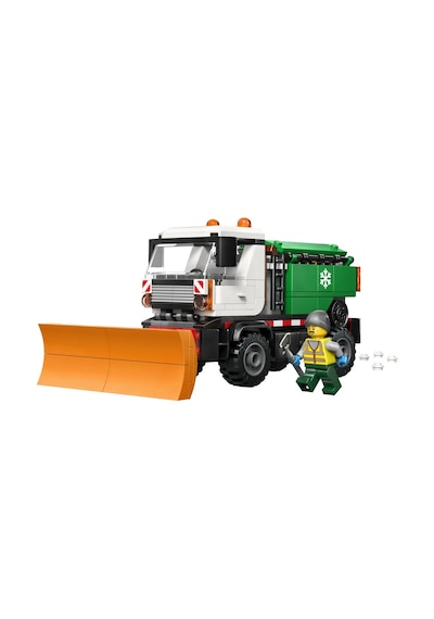 LEGO® City Kar Küreme Aracı Oyuncağı 60490 - 6 Yaş Üzeri Çocuklar için Sürücü Minifigürlü Yaratıcı Oyuncak Yapım Seti (263 Parça)