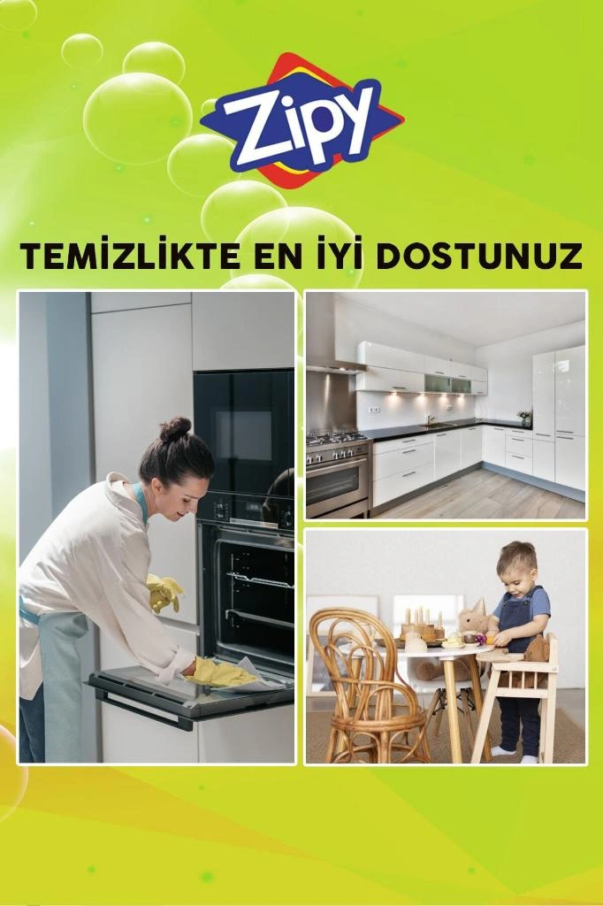 Zipy Easy Clean Yumuşatıcı Kokulu Yüzey Temizlik Havlusu Islak Kova Mendil 200 Adet