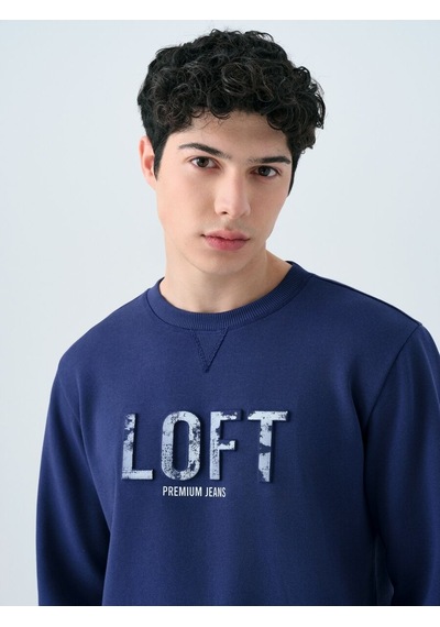 LOFT Regular Fit Erkek Sweatshirt Lf2039946 Q1.v1 Lacivert