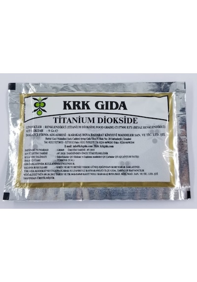 Krk Gıda Toz Gıda Boyası Beyaz 9 G