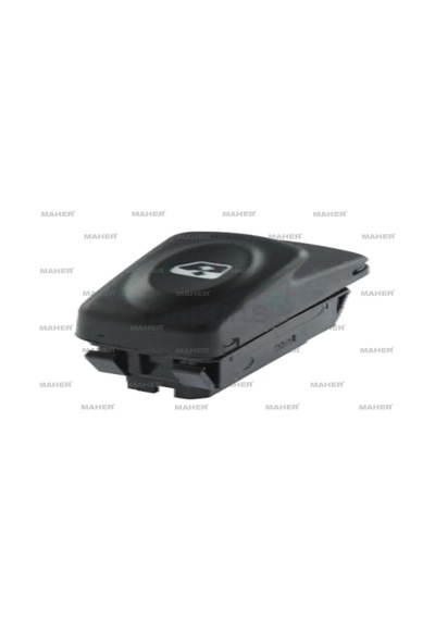 Düğme Cam Açma Kangoo / Megane 1 / Clio Tekli 5 Pin Siyah