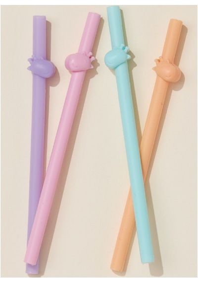 Wee Baby Prime Diş 2Li Pembe Silikon Pipet 12 Ay +