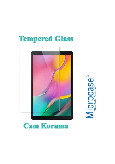 Samsung Uyumlu Galaxy Tab A 10.1 2019 T510 T515 Tempered Glass Cam