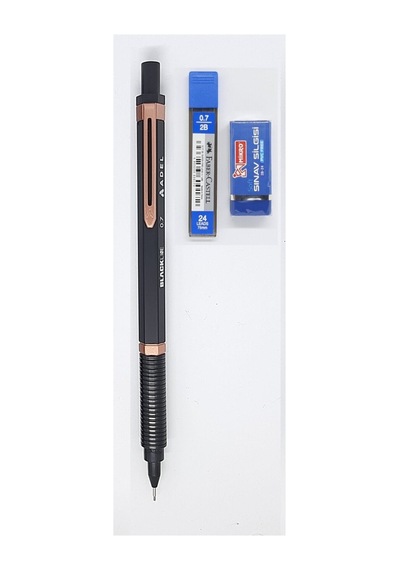 Blackline 0.7 Uçlu Kalem +0.7 Uç+2b Silgi Pembe Kasa Pembe