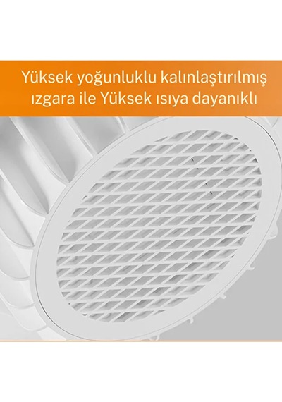 Led Lamba Isıtıcı Soba 200w Kumandalı Tasarruflu Isıtıcı Zaman Ayarlı 3 Renk Aydınlatma Beyaz