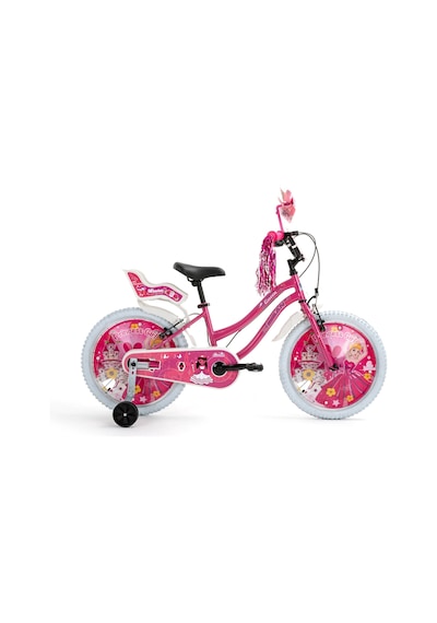 Bisan Queen Çocuk Bisikleti 30 Cm V Fren 20 Jant 1 Vites Metalik Pembe Pembe Pembe