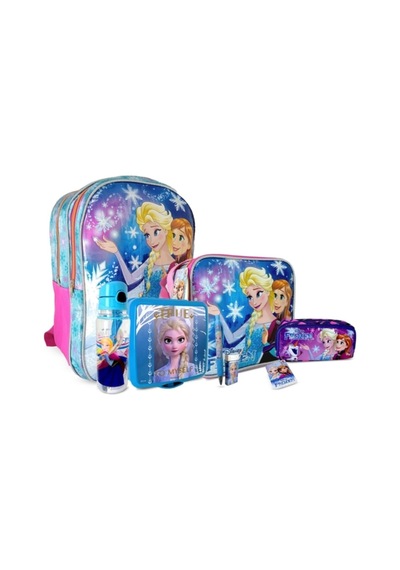 Frozen Lisanslı Işıltılı Çanta Seti 7 Parça Karışık
