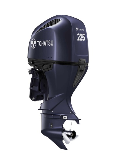 Tohatsu Mfs 225d Xu Ekstra Uzun Şaft Marşlı Trimli X Long Ters Beyaz 4 Zamanlı Deniz Motoru