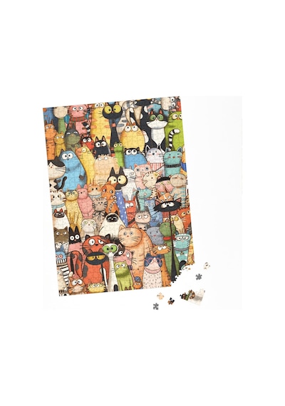 1000 Parça Puzzle Miyav Mahalle
