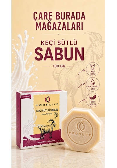 Moonlife Keçi Sütlü Sabun 100 G