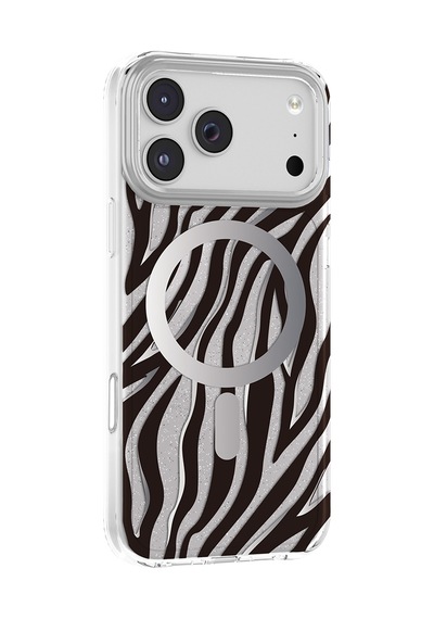 İphone 18 Pro Max Uyumlu Kılıf M-safe Şarj Özellikli Zore Paris Veyro Tpu Kapak Siyah