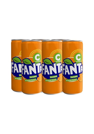 Fanta 6 X 250 Ml 5 Adet