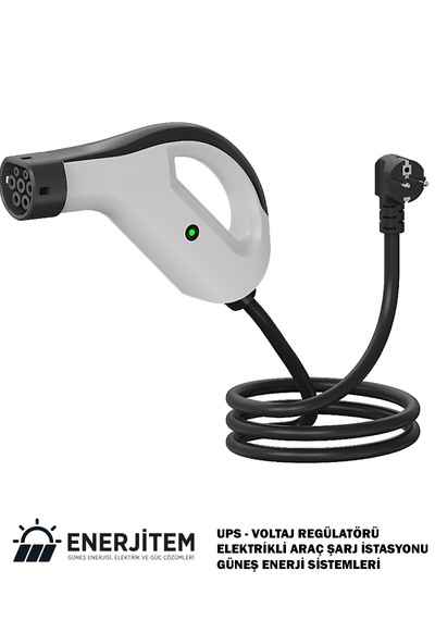 Enerjitem 3,5 Kw Elektrikli Araç Taşınabilir Şarj İstasyonu 220V