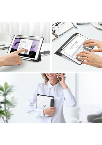 Dux Ducis iPad Uyumlu 7-8 -9 10.2 201920202021 Kılıf Kalem Bölmeli Toby Series- 5775