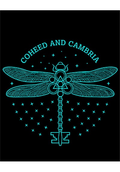 Zepplin Giyim Coheed and Cambria Butterfly Büyük Sırt Patch Yama
