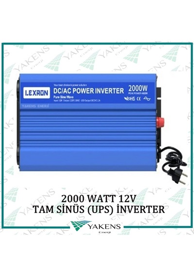 Lexron 2000W 12v Ups Şebeke Şarjlı Tam Sinüs İnverter Lexron