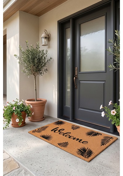 Villadia Home Textile Kapı Önü Paspası Kaymaz Taban Dekoratif Paspas Ev Giriş Antre İç Ve Dış Mekan Paspası 45x70 Cm 17ypycoco