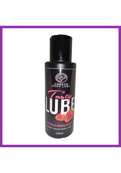 Bezos Cobeco Body Lube With Strawberry Water - Tasty Lube Latex Safe 100 Ml Cxnt - Latex - Kondom Uyumlu Su Bazlı Anàl Kàydırıcı Vajìnal Kàyganlàştırıcı Çikoolata Aromalı Lubrikant Jel Bty
