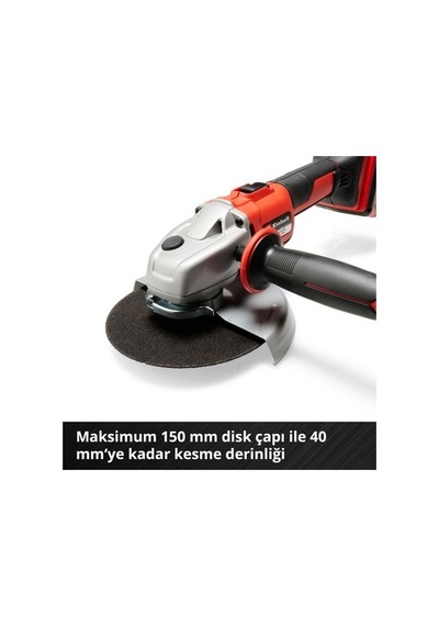 Akülü Avuç Taşlama, 700 W Ve 150 Mm Disk İle Güçlü İşlem