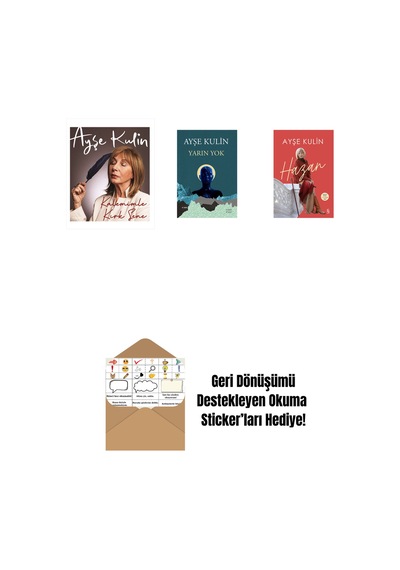 Kalemimle Kırk Sene Ciltli + Yarın Yok + Hazan + Okuma Sticker'ları