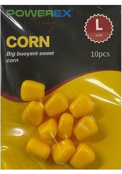 Powerex 10mm Large Yumuşak Sarı Yüzen Silikon Mısır 10 Adet
