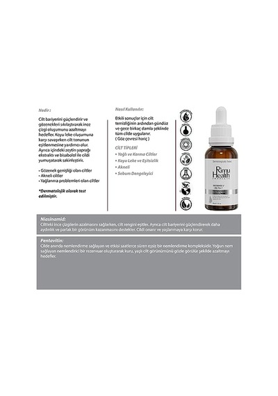 Gözenek Sıkılaştırıcı Siyah Nokta Ve Sivilce Karşıtı Serum 30ml Niacinamide 6%+zınc Pca