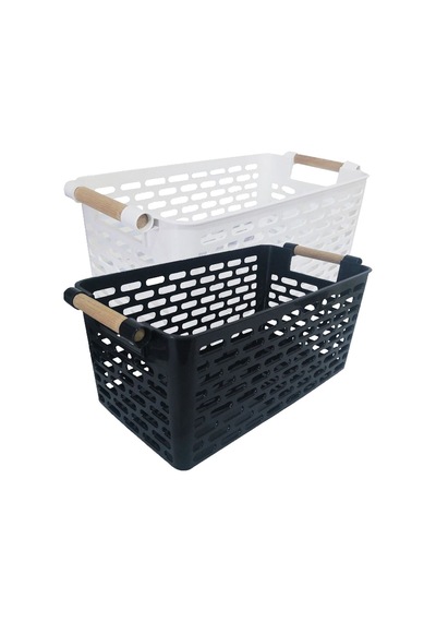 Plastik Saplı Sepet Organizer Plastik Çok Renkli Diğer