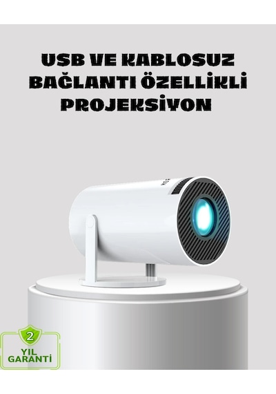 Kablosuz Bağlantılı Full Hd Ev Sinema Projeksiyonu 160 Ansı Lümen 66172121