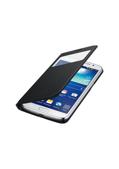 Galaxy Grand 2 G7100 İle Uyumlu S View Cover Kılıf -siyah Ef-cg710bbegww Siyah