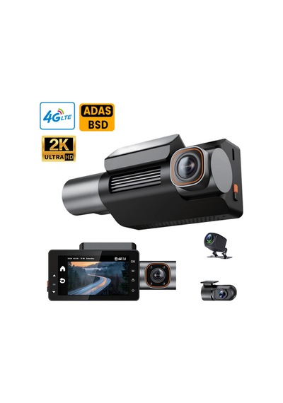 4g 4 Kanallı Araç Kayıt Kamerası Io-k4000-4chs