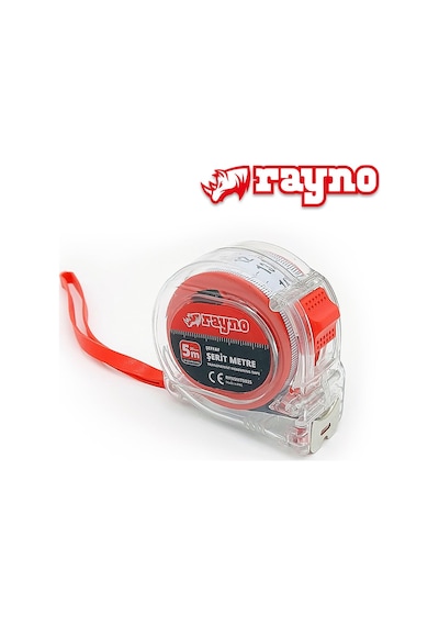 Rayno Şeffaf Şerit Metre 5m X 25mm - 11512 Diğer