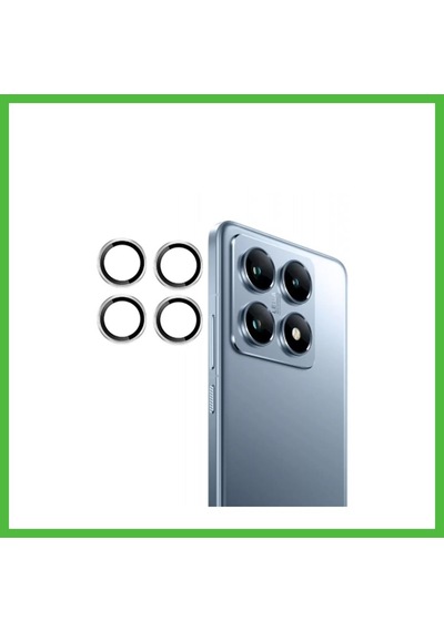 Vaveni Joko Mi 14t Pro Uyumlu Pvd Metal Kamera Lens - Gümüş Arz
