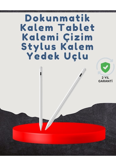 Yüksek Hassasiyetli Eğim Sensörlü Dijital Kalem Usb-c Hızlı Şarjlı Standart