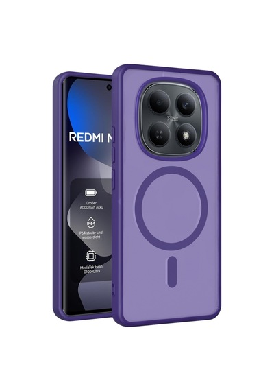 Vendas Xiaomi Redmi Note 15 4g Uyumlu Jota M-safe Mıknatıs Tutuculu Joko Kapak Derin Mor