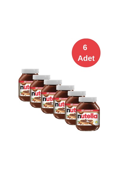 Nutella Kakaolu Fındık Kreması 1 Kg-6 Adet