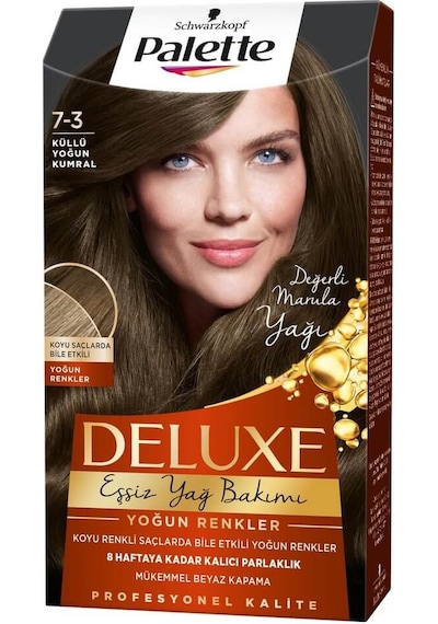 Palette Deluxe Saç Boyası - 7 - 3 Küllü Yoğun Kumral