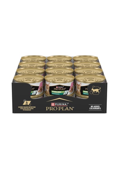 Tr Sterilised Somonlu Ve Ton Balıklı Konserve Yaş Kedi Maması, 85 G X 24