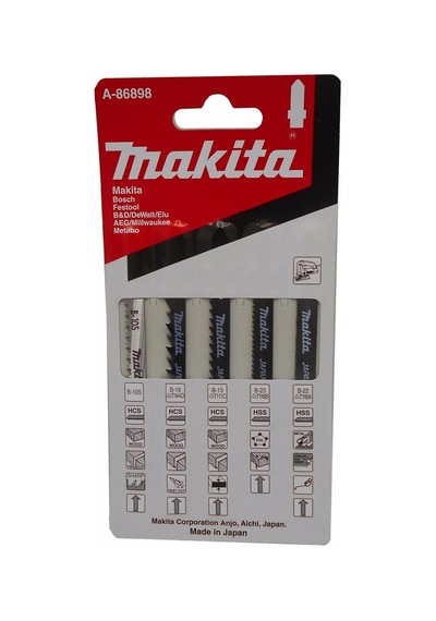 Makita A-86898 Dekupaj Testere 5 Adet Karışık