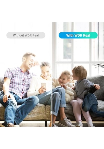 4k 8mp Wifi Kablolu İç Mekan Kamerası, 360 , Çhassasiyet Düğmesi, Renkli Gece Görüşü, İki Yönlü Ses, İnsa
