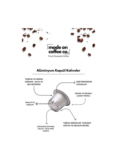 Work Mode Nespresso Uyumlu Alüminyum Kapsül Kahve - 10'lu Paket