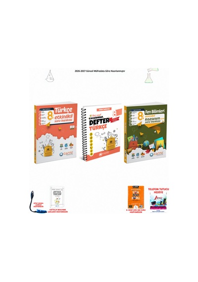 Çanta 8. Sınıf Lgs Türkçe Ve Fen Bilimleri 3 Kitap Seti