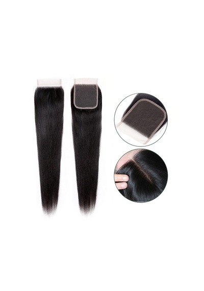 Peruk Tepesi Doğal Renk Closure 18inch