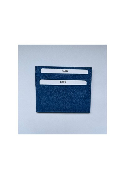 Shop Hakiki Deri Unisex Kartlık, Çift Taraflı, Orta Bölmeli, Küçük Boy Mavi 16 - 931991641 Mavi 16