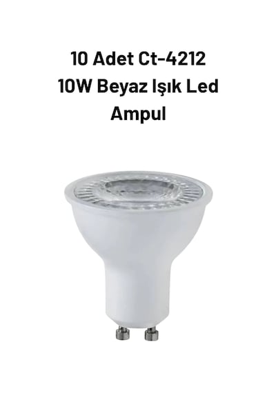 Cata Zambak Spot Set 10 Adet Ct-6646 + 10 Adet Ct-4212 Beyaz + 10 Adet Ct-9263 Duy Antrasit - Siyah