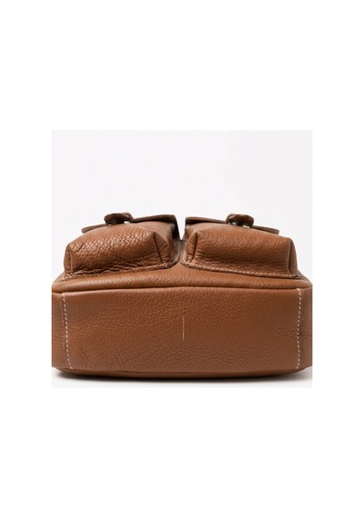 Levano Leather Premium Hakiki Dana Deri Erkek Çapraz Omuz Çantası Taba Deri El Çantası Taba