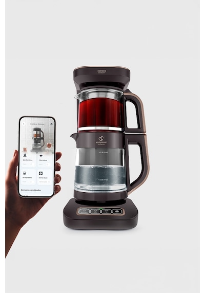Karaca Çaysever Robotea Pro Connect 4 İn 1 Konuşan Cam Çay Makinesi