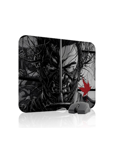 Ghost Of Tsushima Kaymaz Dikişli Kauçuk Oyuncu Mousepad V4 - 48x40 Xl Gaming Mouse Pad Fare Altlığı