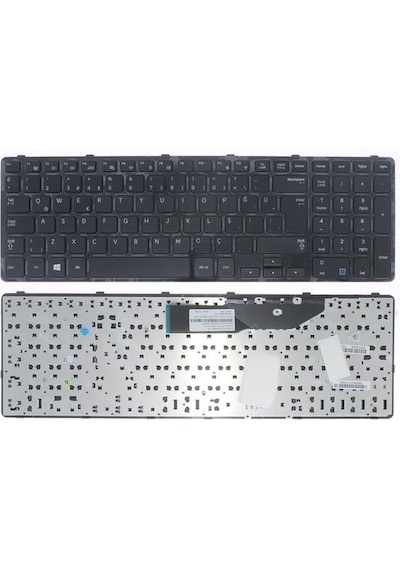 Samsung Uyumlu  Np350e7c Np355e7c Klavye Tuş Takımı Siyah Tr