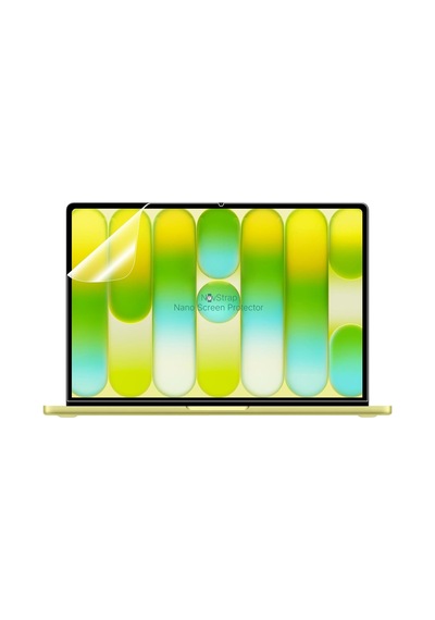 Novstrap Apple MacBook Neo 13 İnç A3404 A18 İle Uyumlu Ekran Koruyucu Parlak Nano Film Ultra İnce Hd