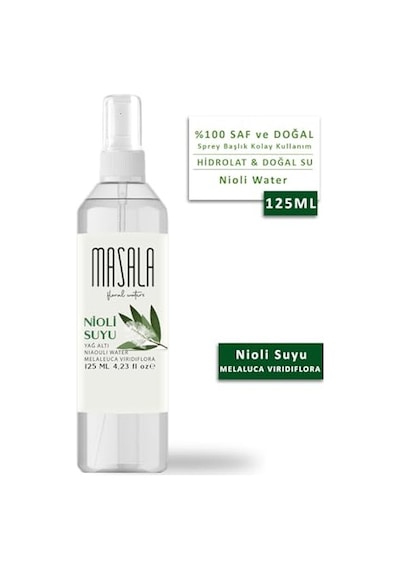 Saf Nioli Suyu 125 Ml%100 Doğal Yağlı Hidrosol - Tonik Niaouli Water Hydrosol Tonic